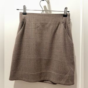 & other stories tweed mini skirt